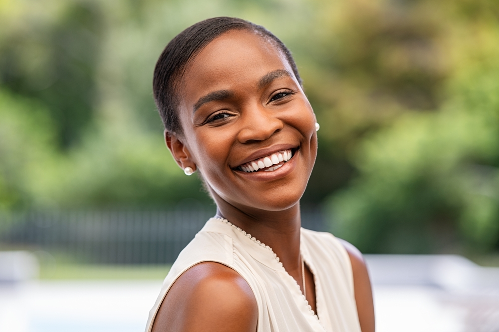 middle aged african woman - Smile Makeover in Orlando